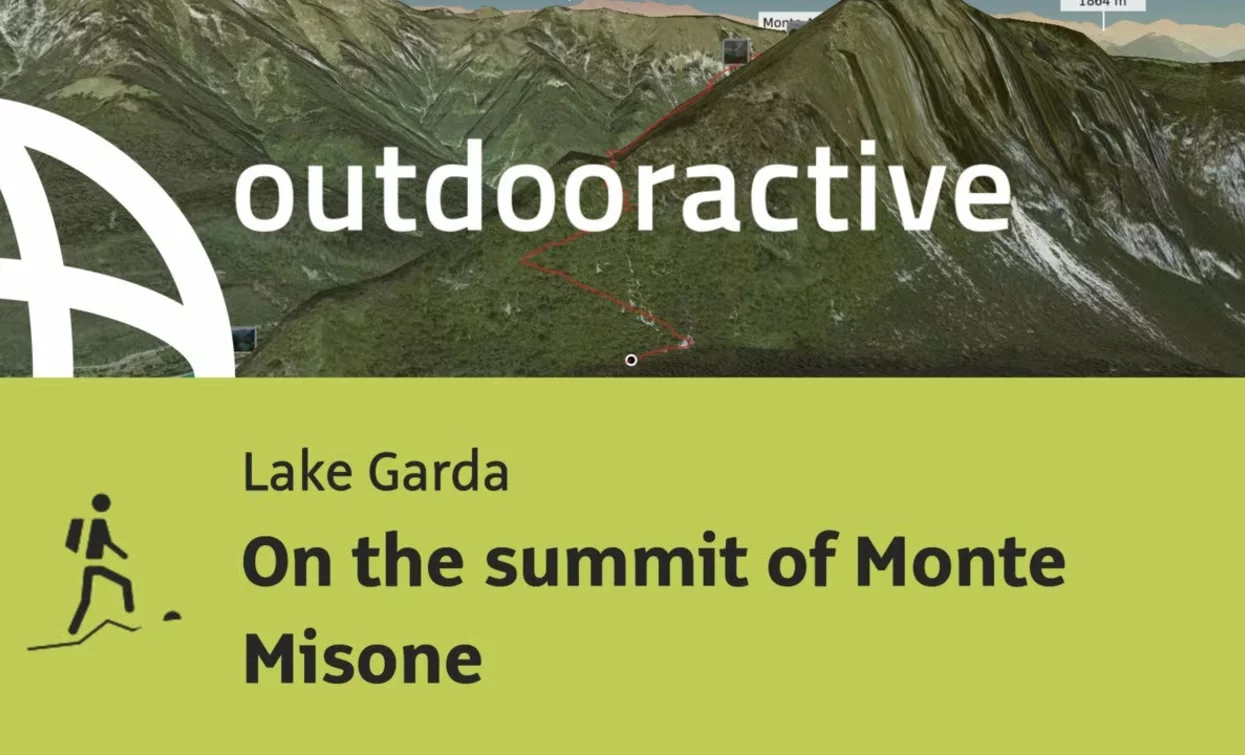 mountain hike at Lake Garda: On the summit of Monte Misone | © Outdooractive – Flyover Videos