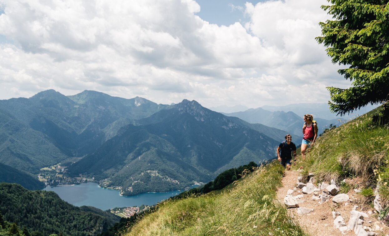 Der Ledrosee von Dromaè aus gesehen | © Alice Russolo, Garda Trentino 