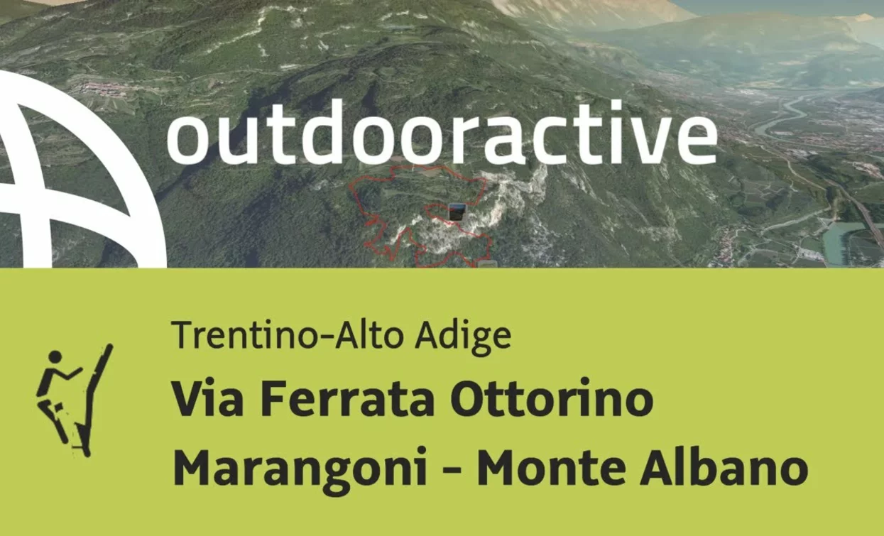 via ferrata in Rovereto,Vallagarina,Altopiano di Brentonico: Via Ferrata ... | © Outdooractive – Flyover Videos