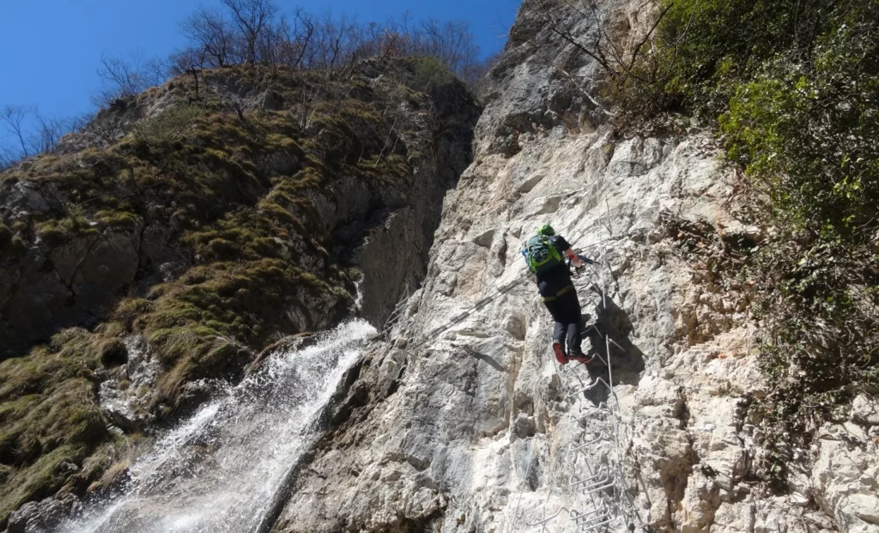 Ferrata Signora delle Acque - Ballino | © Ralf Stute - www.via-ferrata.de, Garda Trentino 