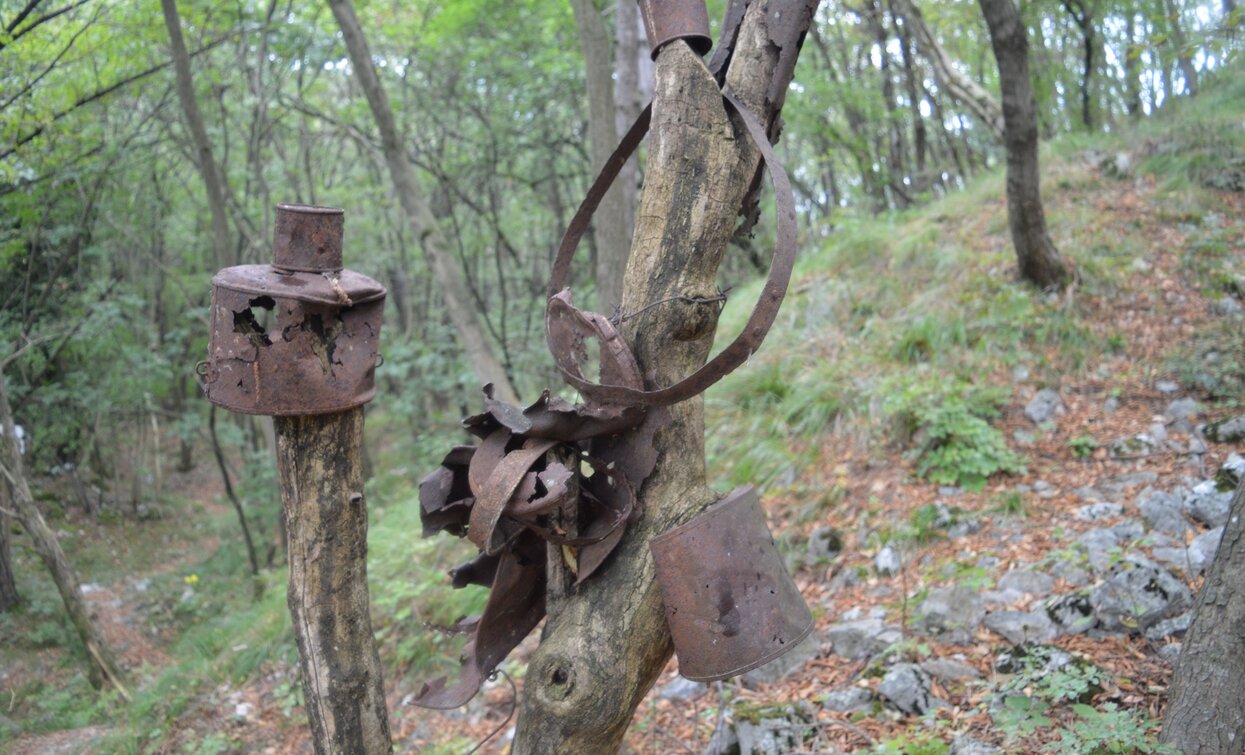 Testimonianze della Grande Guerra sul sentiero verso Dosso Alto | © A. Pizzato - montagnadiviaggi.it, Garda Trentino 