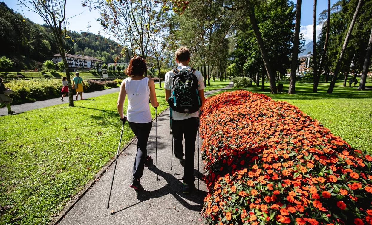 Nel parco delle Terme di Comano | © Fototeca Trentino Sviluppo foto di A. Russolo, North Lake Garda Trentino 