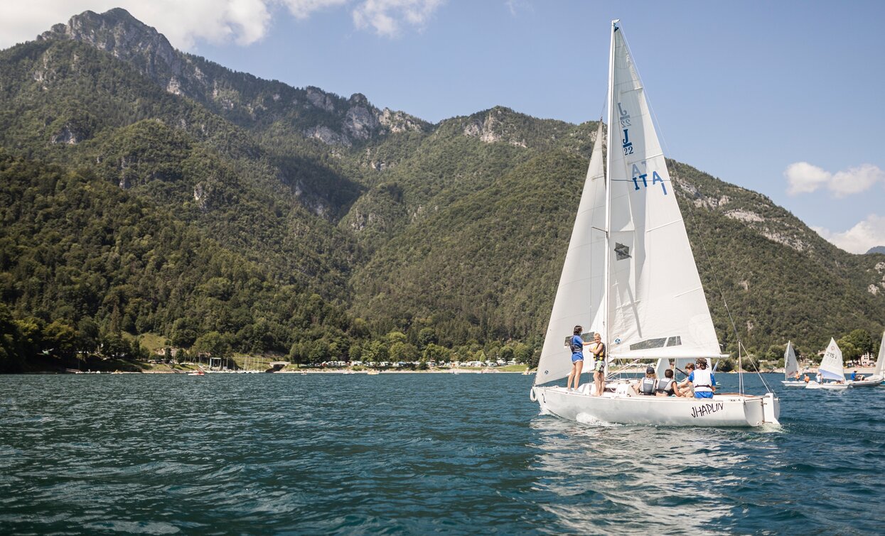 Sailing Ledro Lake - Lake Garda